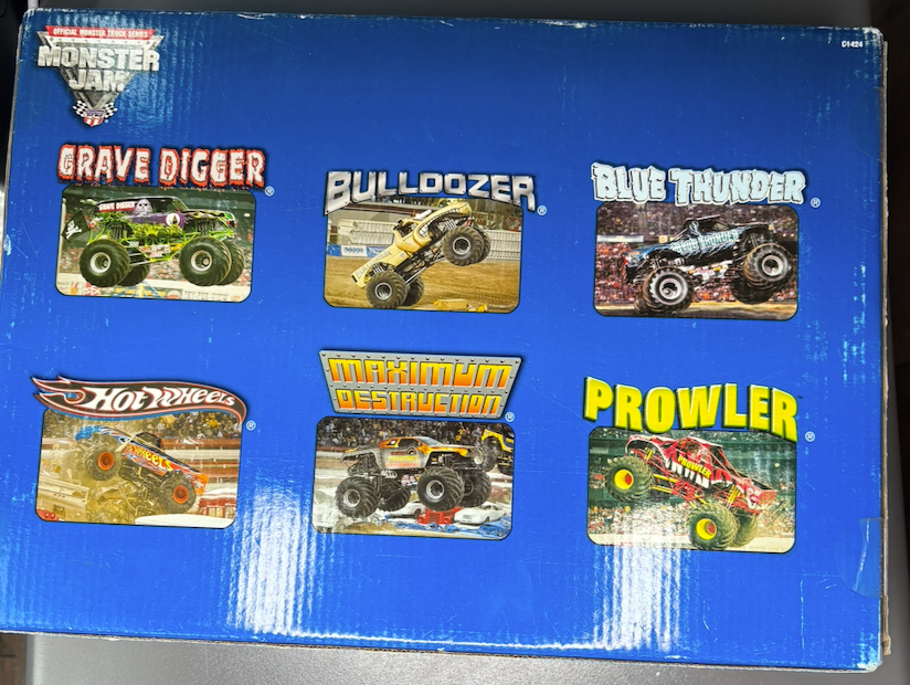 HOT WHEELS MONSTER JAM 6 PACK - EXCLUSIVES! 1:64 SCALE