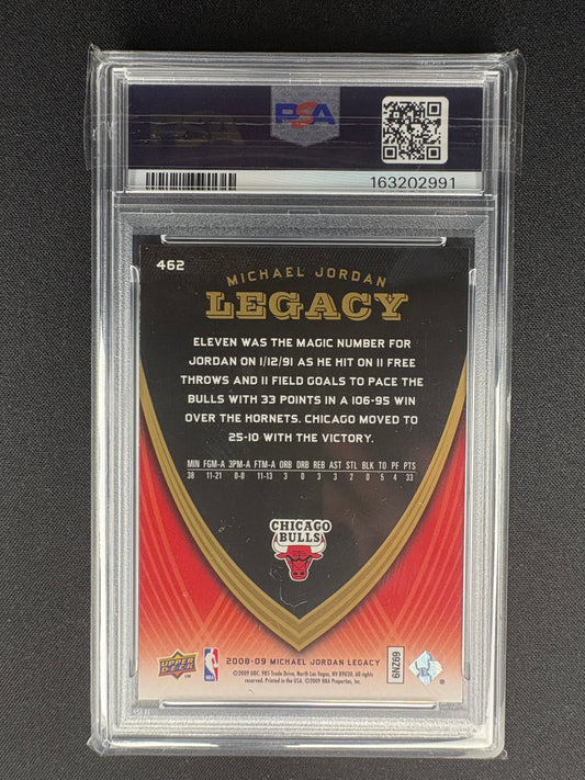 2008 UPPER DECK - MICHAEL JORDAN LEGACY - #462 - PSA GEM MT 10