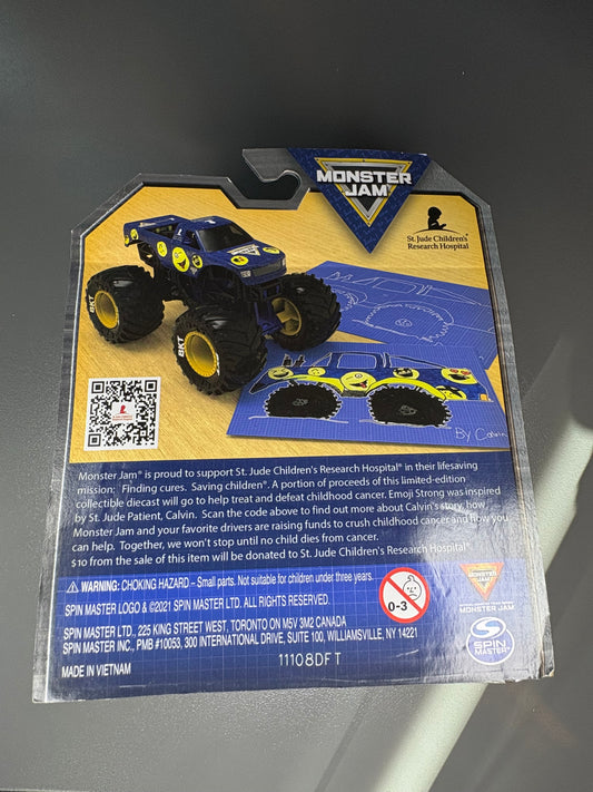 MONSTER JAM EMOJI STRONG LIMITED EDITION 1 OF 5000 1:64 SCALE