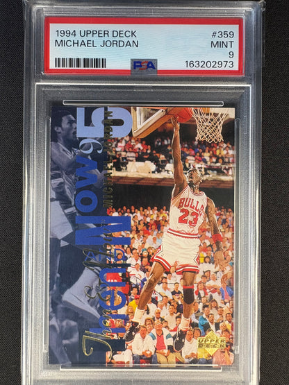 1994 UPPER DECK MICHAEL JORDAN #359 MINT PSA 9
