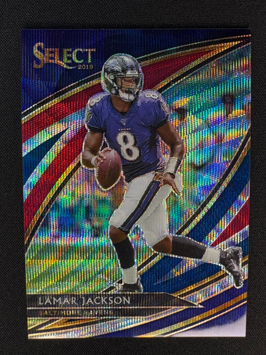 2019 LAMAR JACKSON #214 SELECT PRIZM REFRACTOR /99