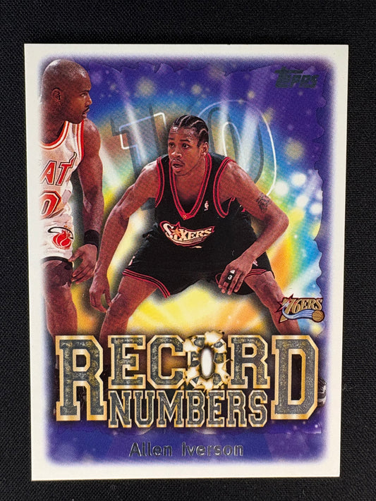 1999 ALLEN IVERSON - TOPPS RECORD NUMBERS - #RN9