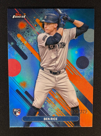 2025 BEN RICE - TOPPS FINEST - #48 - ROOKIE - /325