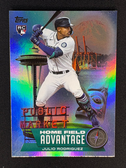 2022 JULIO RODRIGUEZ - HOME FIELD ADVANTAGE - TOPPS #HA-23 - ROOKIE