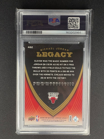 2008 UPPER DECK - MICHAEL JORDAN LEGACY - #462 - PSA GEM MT 10