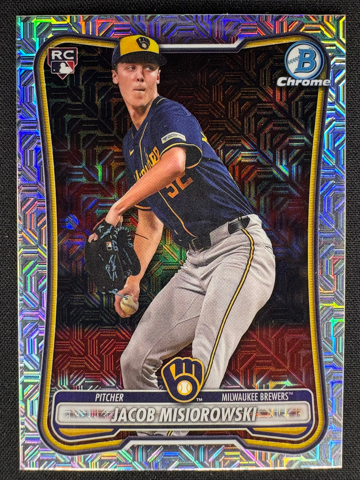 2026 - JACOB MISIOROWSKI - ROOKIE - MOJO REFRACTOR #35 BOWMAN CHROME