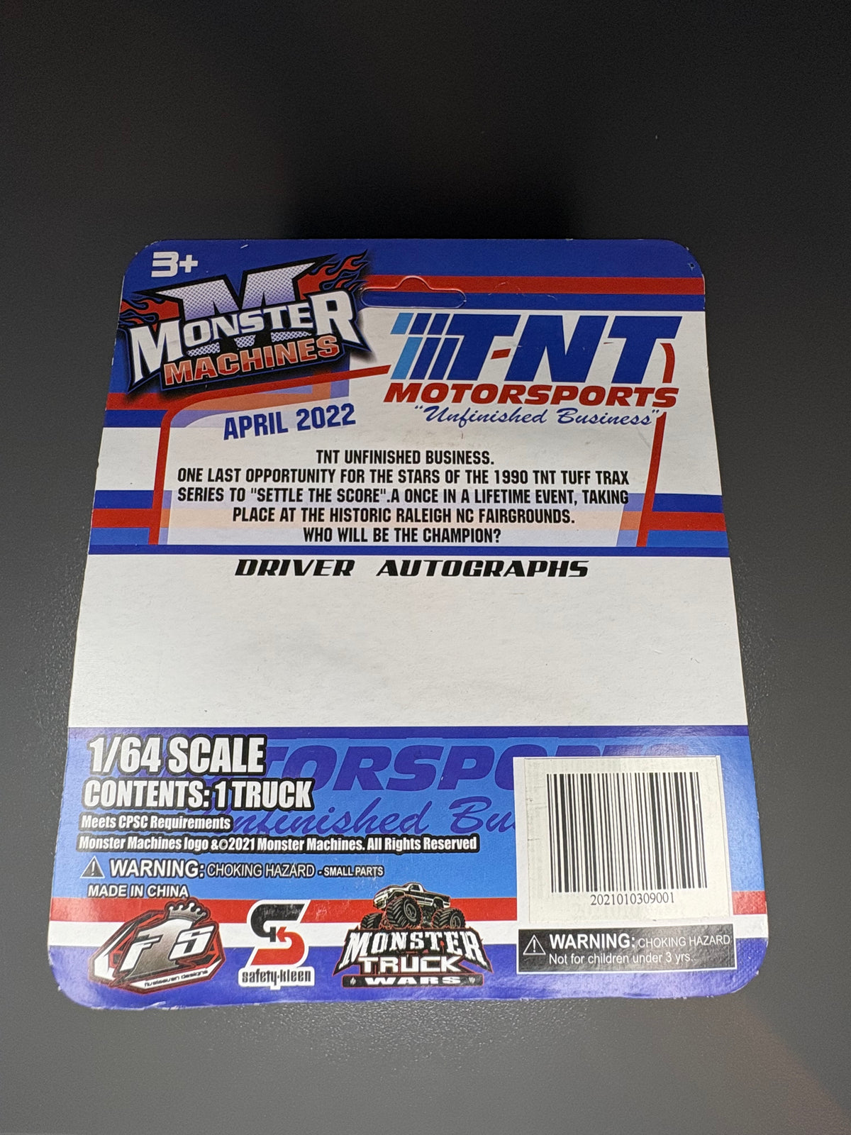 MONSTER MACHINES TNT MOTORSPORTS 1:64 SCALE - LIMITED TO 2500