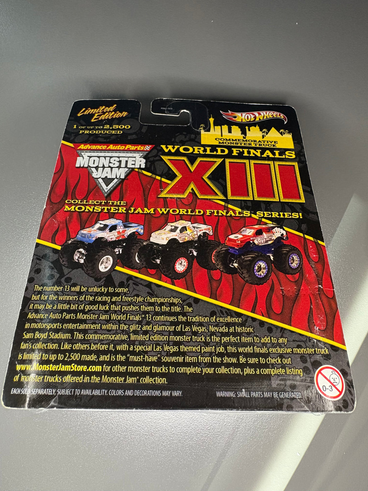 MONSTER JAM WORLD FINALS XIII - LIMITED EDITION 1 OF 2500 - 1:64 SCALE