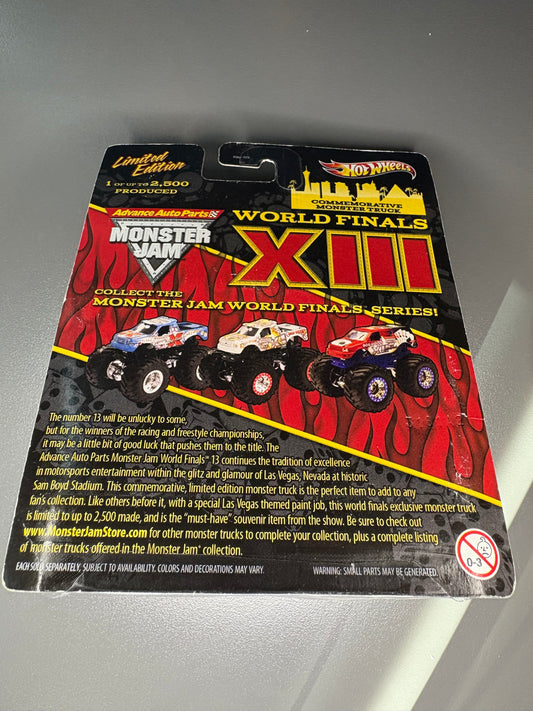 MONSTER JAM WORLD FINALS XIII - LIMITED EDITION 1 OF 2500 - 1:64 SCALE