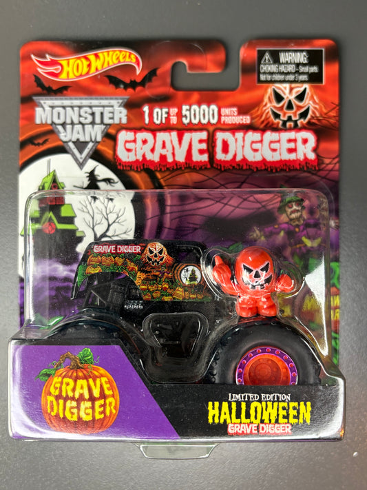 GRAVE DIGGER HALLOWEEN HOT WHEELS EXCLUSIVE - 1:64 SCALE - LIMITED EDITION 1 OF 5000