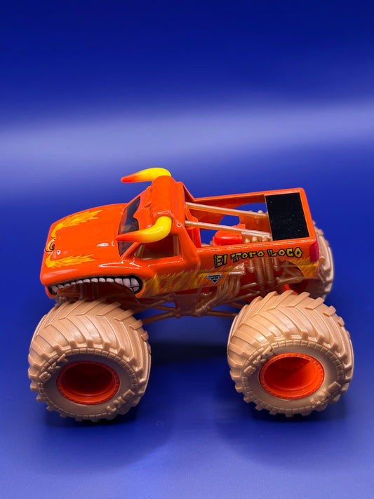MONSTER JAM EL TORO LOCO TAN WHEELS EXCLUSIVE - 1:64 - MINT